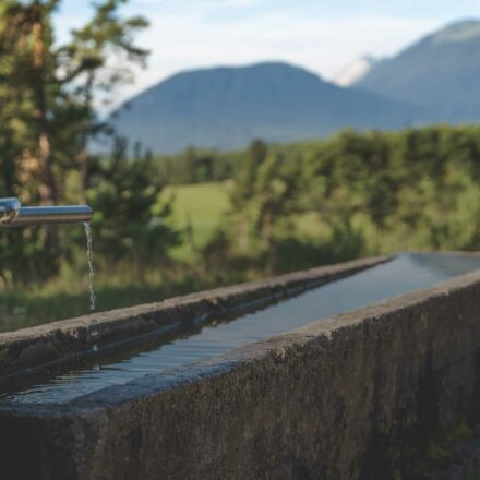 Bestes Quellwasser am Weg