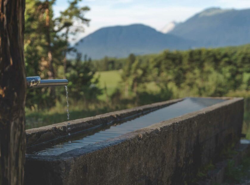 Bestes Quellwasser am Weg