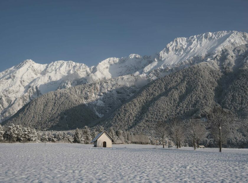 Wandern und spazieren im Winter