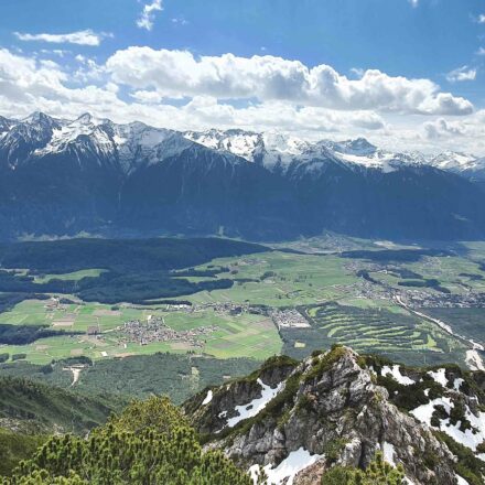 Ausblick über Wildermieming vom Judenkopf