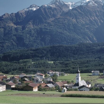 Blick von Norden auf Wildermieming