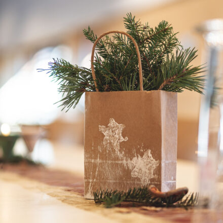 Adventbasar - Tischdeko