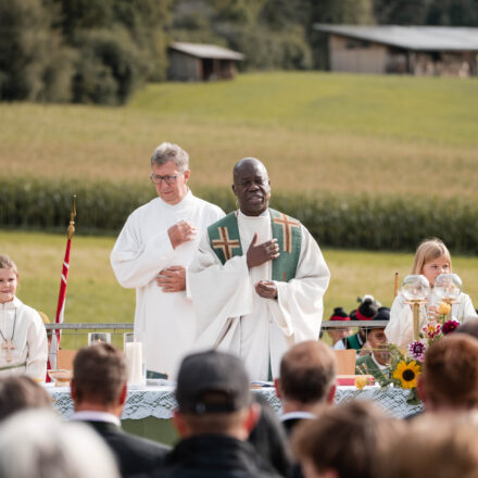 Feldmesse beim Erntedank