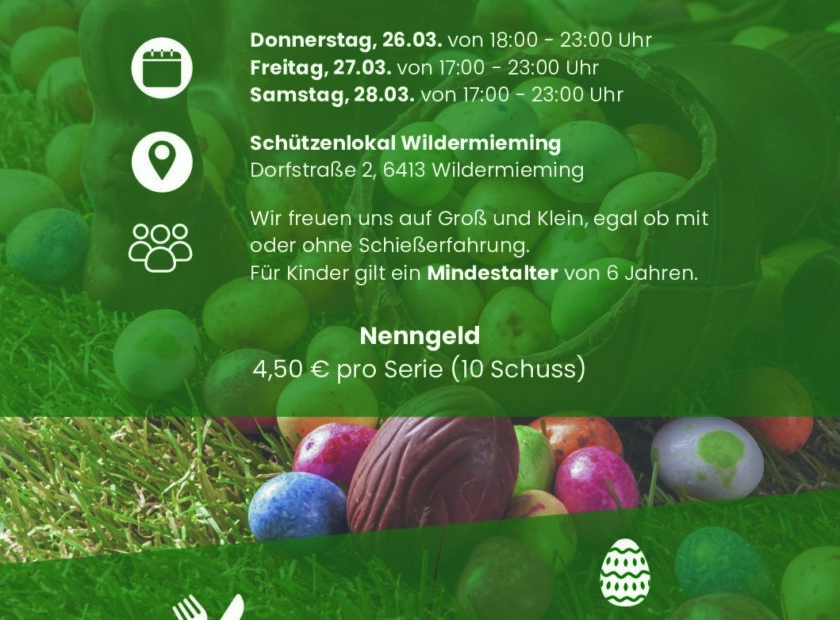 Einladung Ostereierschießen 2026