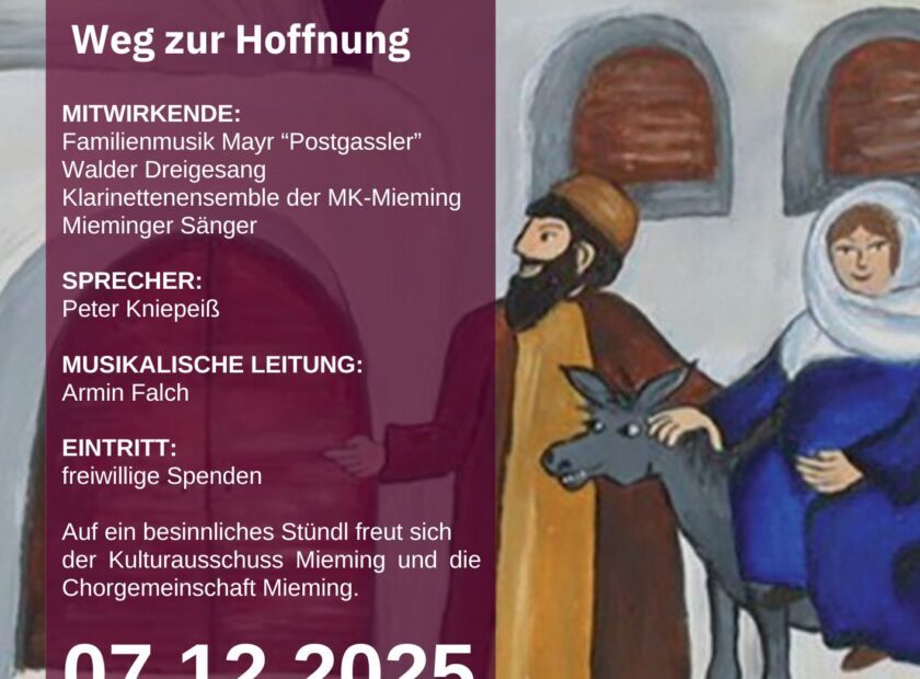 Adventsingen im Gemeindesaal Mieming