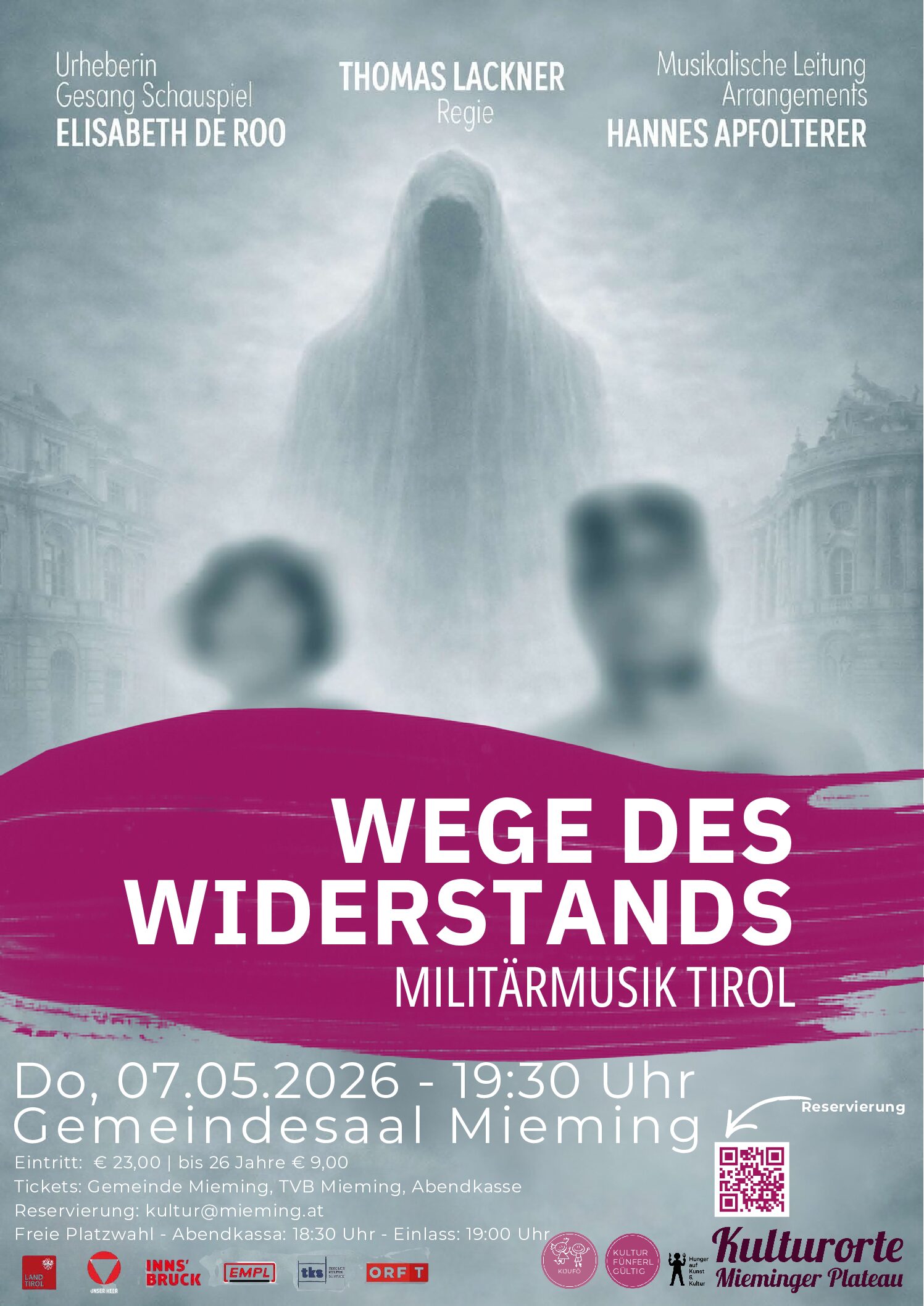 Wege des Widerstandes mit der Militärmusik Tirol