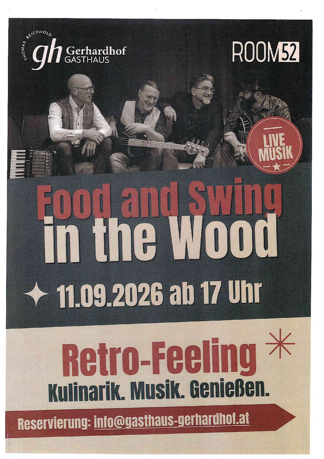 Food and Swing in the Wood