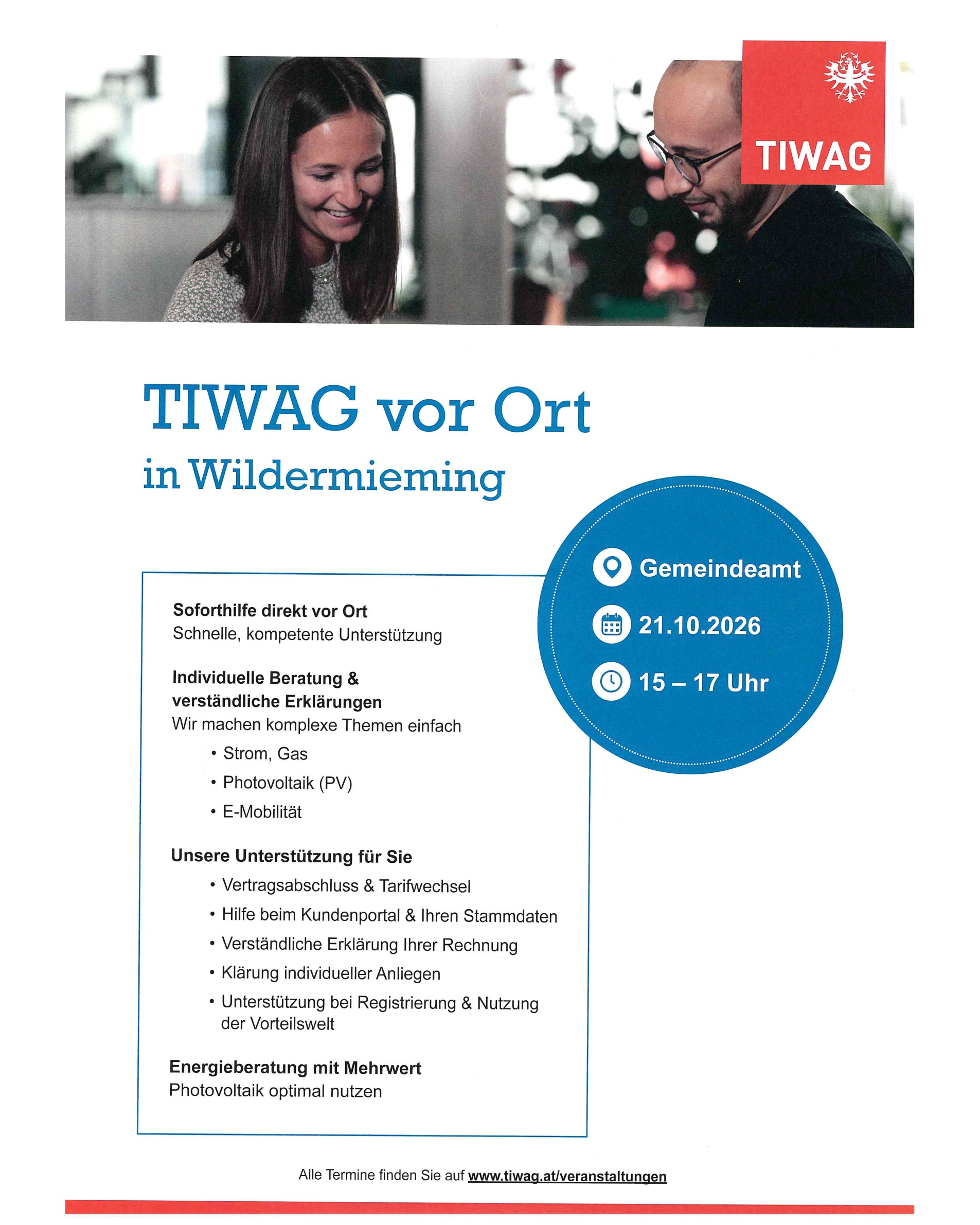 ⚡ TIWAG vor Ort in Wildermieming